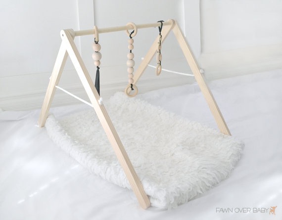 Fawn Over Baby Wooden Play Gym
