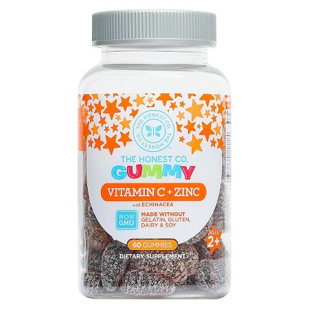 The Honest Company Kids Vitamin C & Zinc Gummy Vitamins