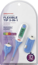 CVS Flexible Tip 3-in-1 Digital Thermometer