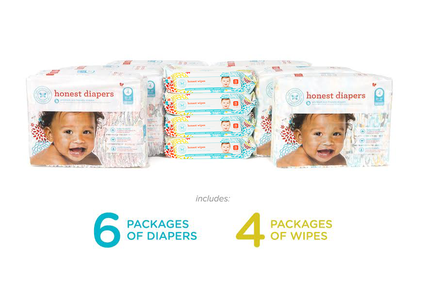 Honest Diapers and Wipes Bundle