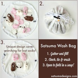 Satsuma Designs Wash Bag