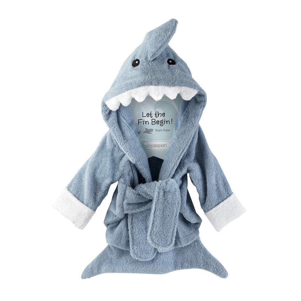 Terry Shark Bath Robe
