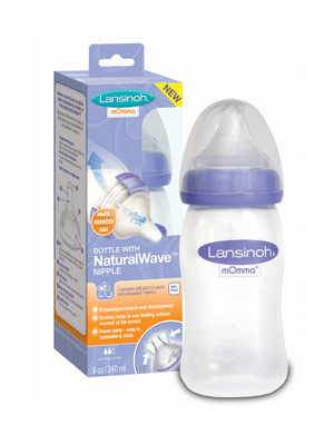 Lansinoh® mOmma® Bottle with NaturalWave™ Nipple