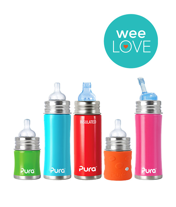 Pura Kiki Stainless Infant Bottle Stainless Steel with Natural Vent Nipple