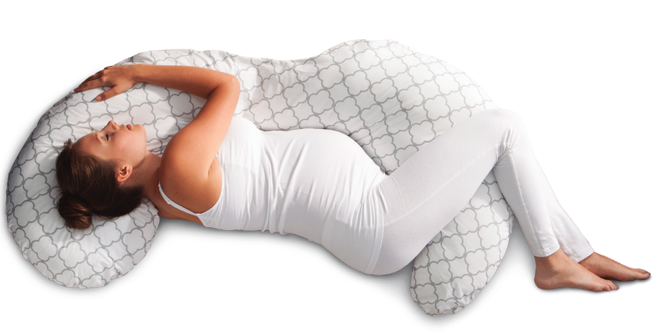 CHICCO Boppy Total Body Pillow Schwangerschaftskissen Single Farbe Glacier 
